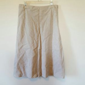 Talbots 100% linen skirt